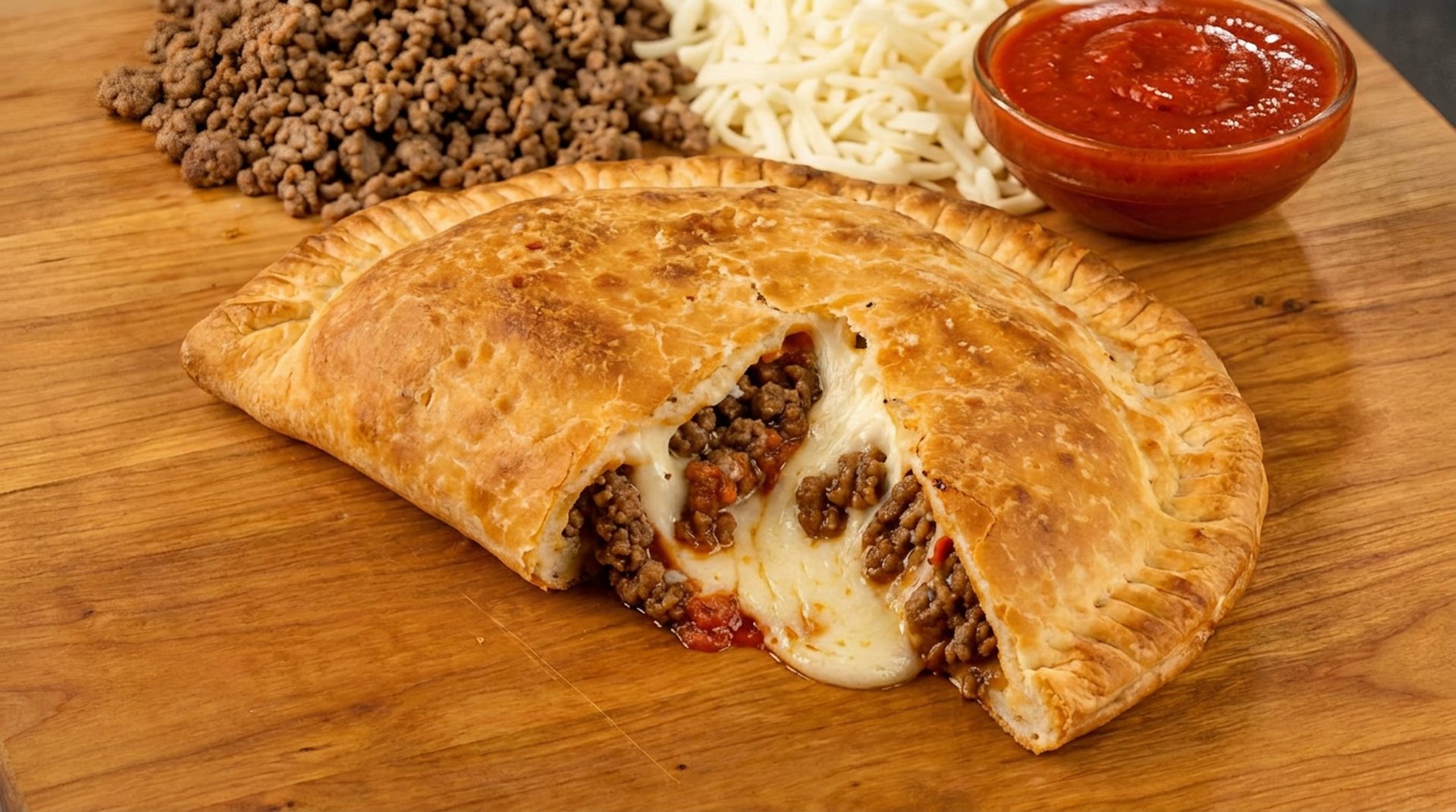 Calzones, wings, and pasta