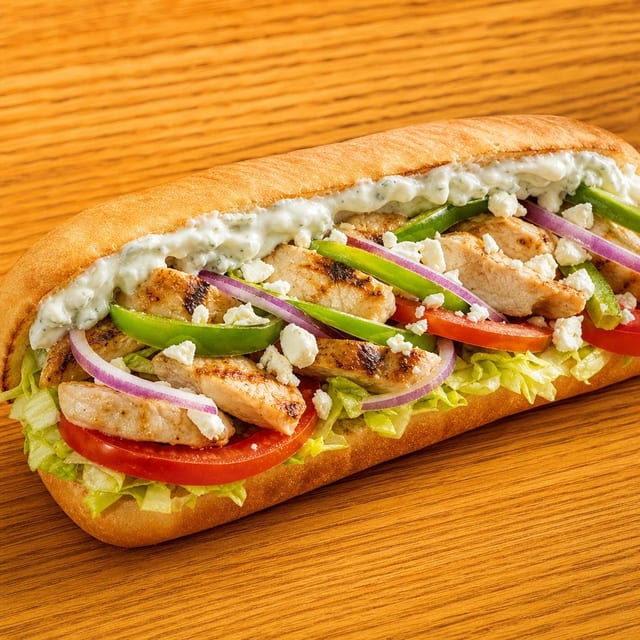 Chicken Souvlaki Grinder.