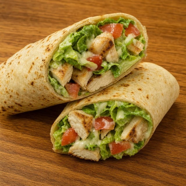 Chicken Caesar Wrap.