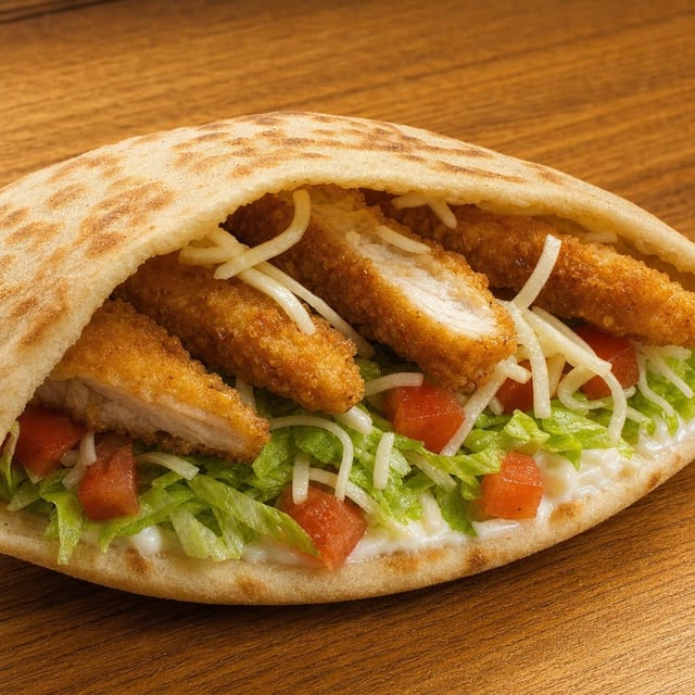 Chicken Fingers Pita.