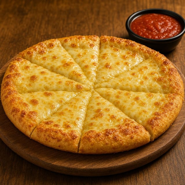 Garlic Wheel With Cheese.