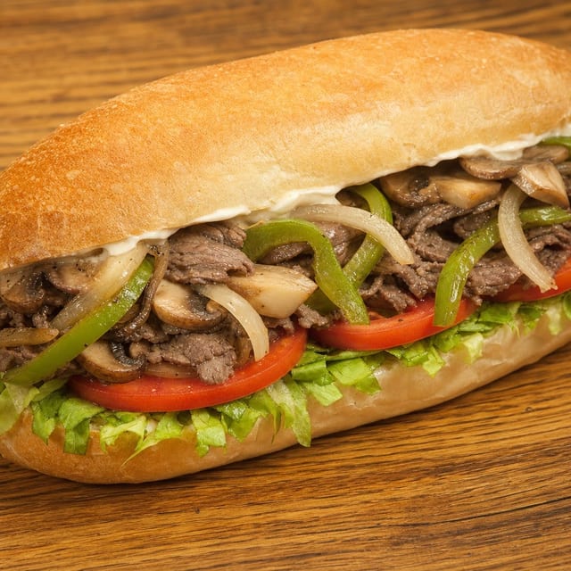 Philly Cheesesteak Grinder.