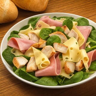 Chicken Cordon Bleu Salad