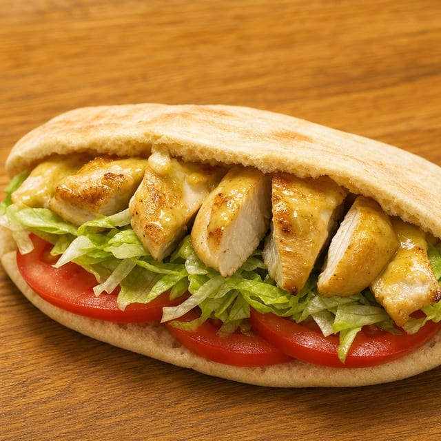 Honey Mustard Chicken Pita.
