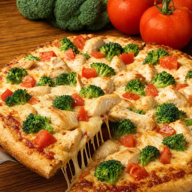 Pollo Chicken Pizza.