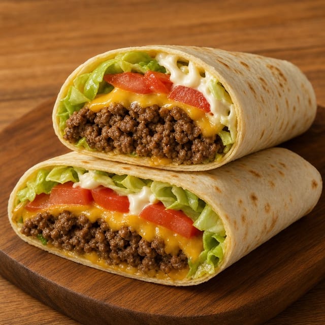 Cheeseburger Wrap.
