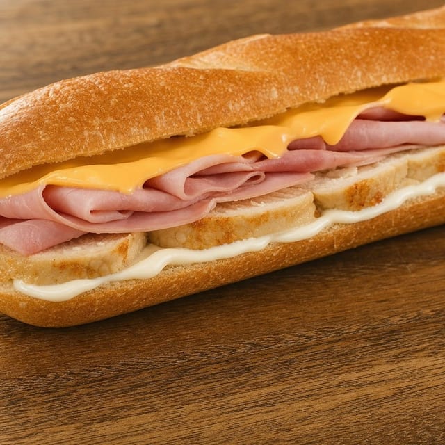 Chicken Cordon Bleu Grinder.