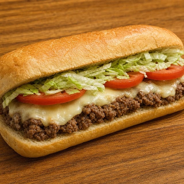 Cheeseburger Grinder.