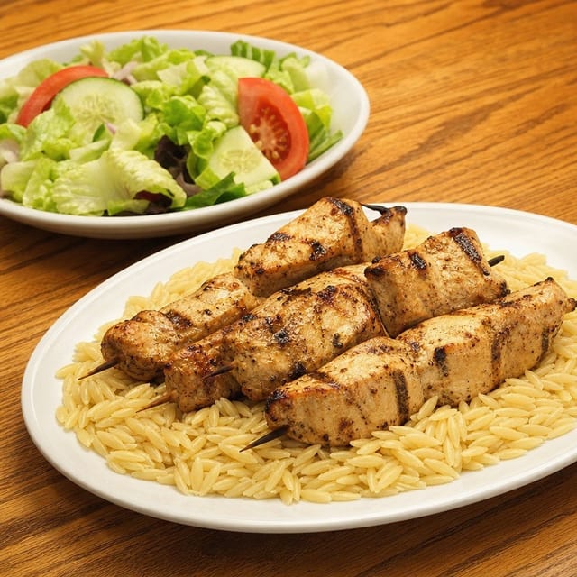 Chicken Souvlaki.