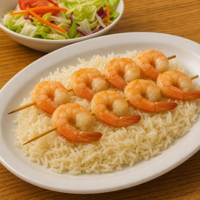 Shrimp Kabob.