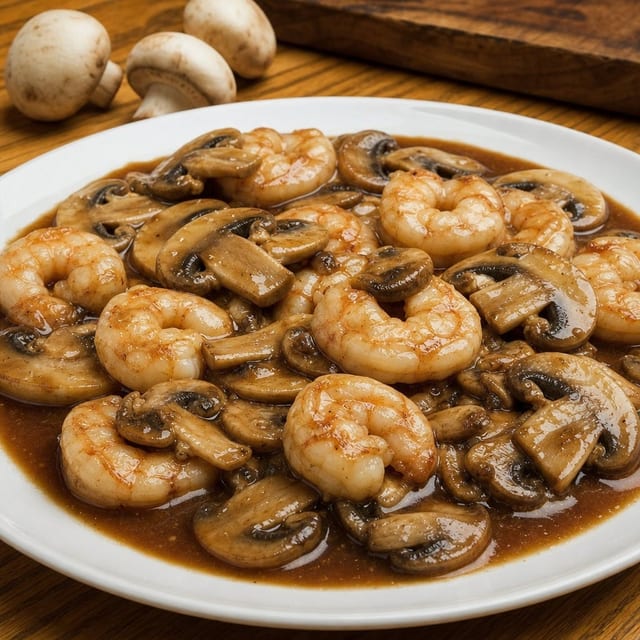 Shrimp Marsala.