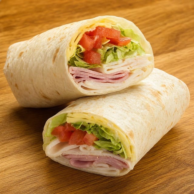 Ham & Turkey Wrap.