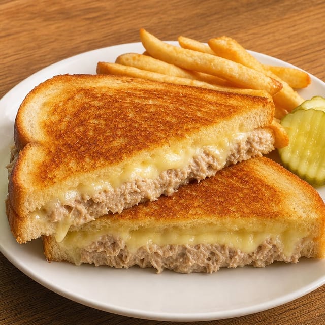 Tuna Melt Sandwich.