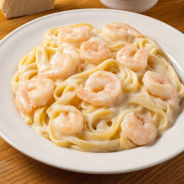 Shrimp Alfredo.