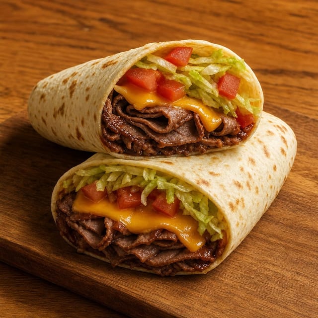 Redneck Beef Wrap.