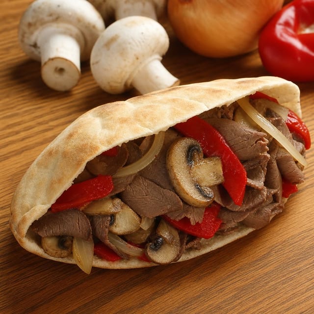 London Broil Pita.
