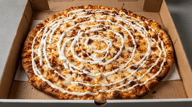 Chicken Bacon Ranch Special Pizza.