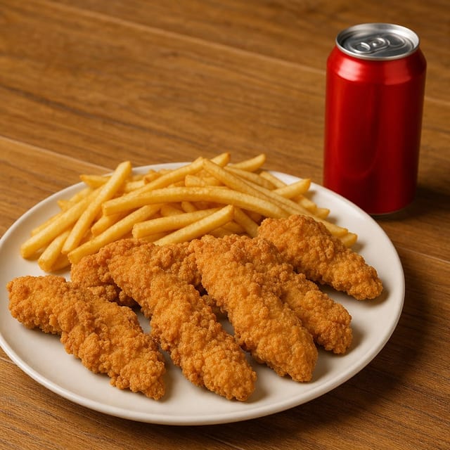 Chicken Tenders Lunch.