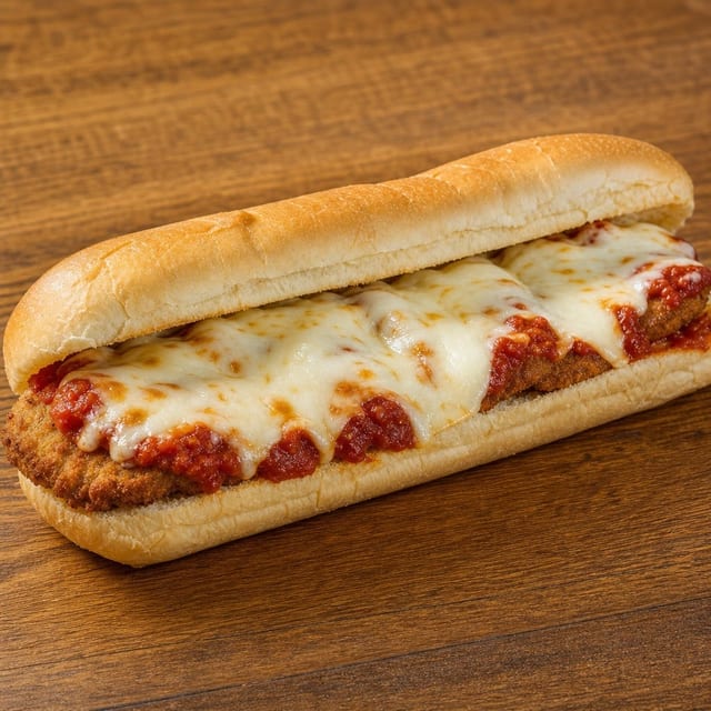Veal Parmigiana Grinder.