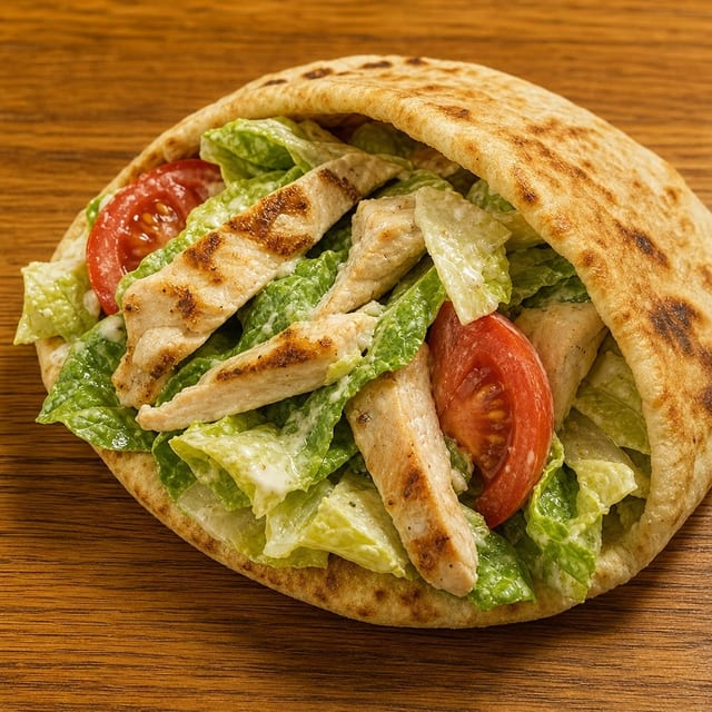 Chicken Caesar Pita.