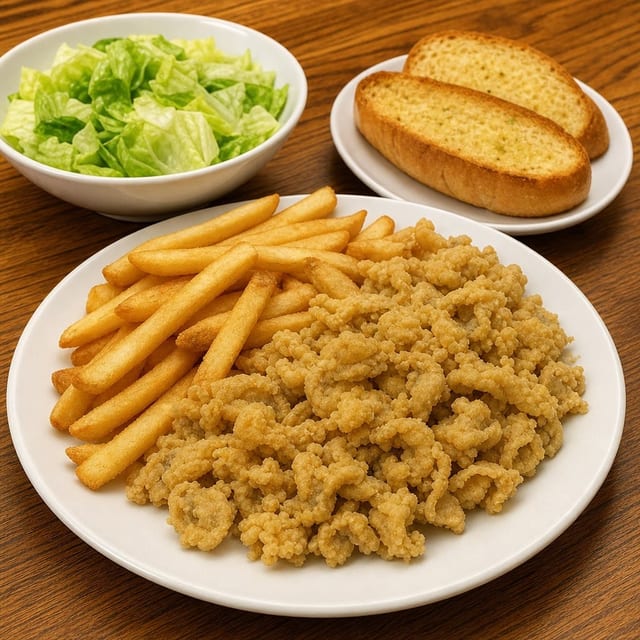 Clams & Chips Dinner.