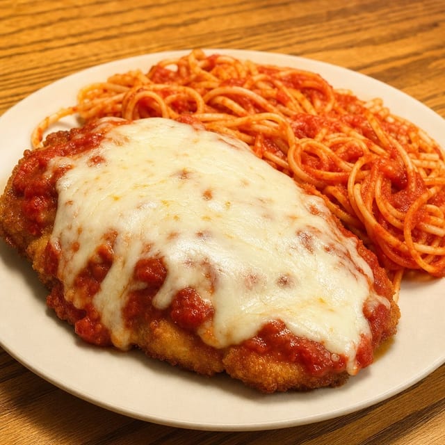 Chicken Parmigiana.