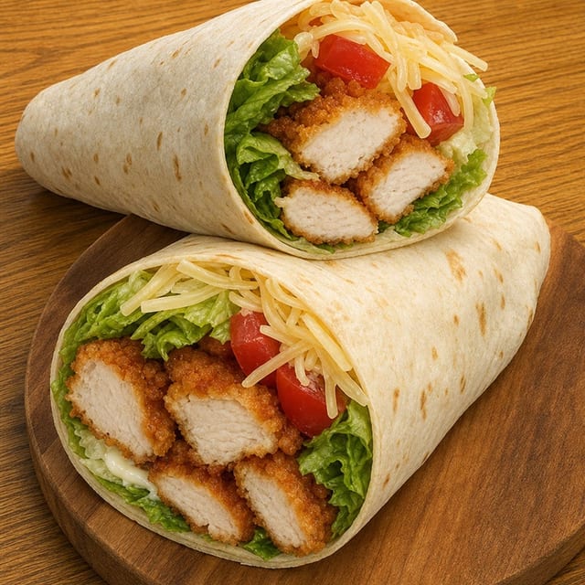 Chicken Fingers Wrap.