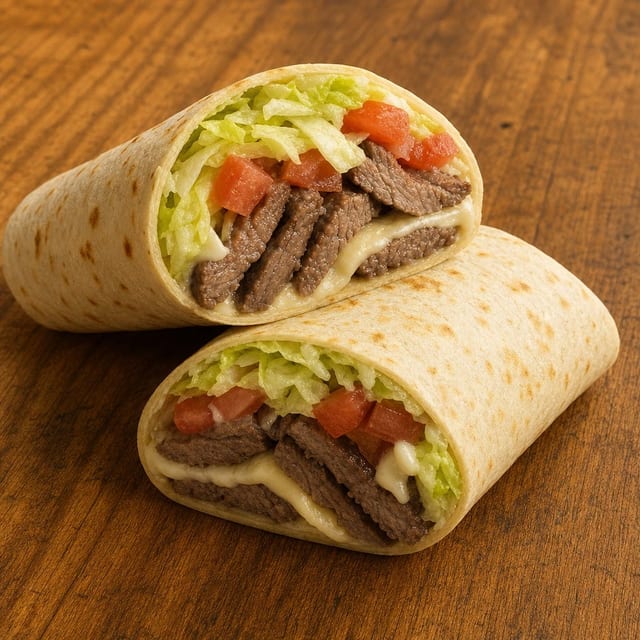 Steak & Cheese Wrap.
