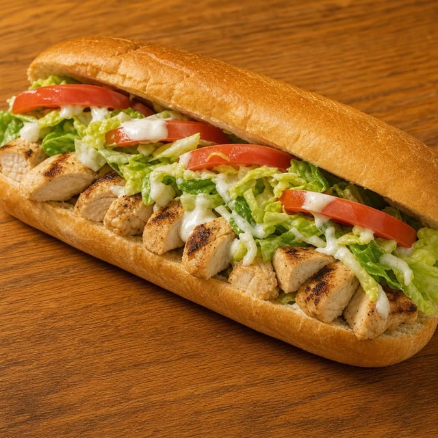 Chicken Caesar Grinder.