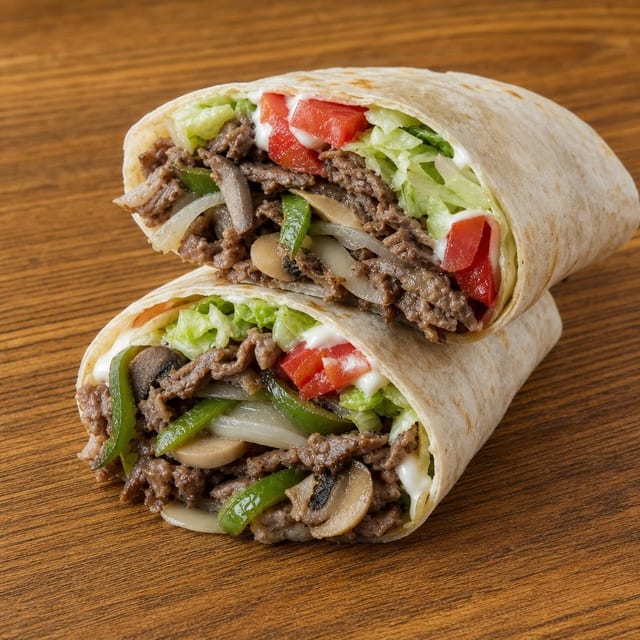 Philly Cheesesteak Wrap.