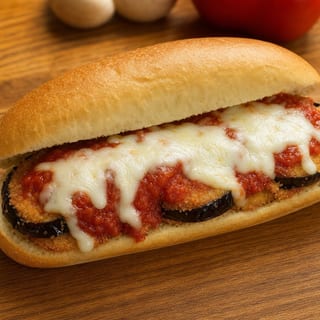 Eggplant Parmigiana Grinder