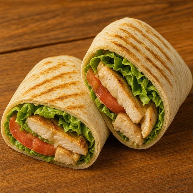 Honey Mustard Chicken Wrap.