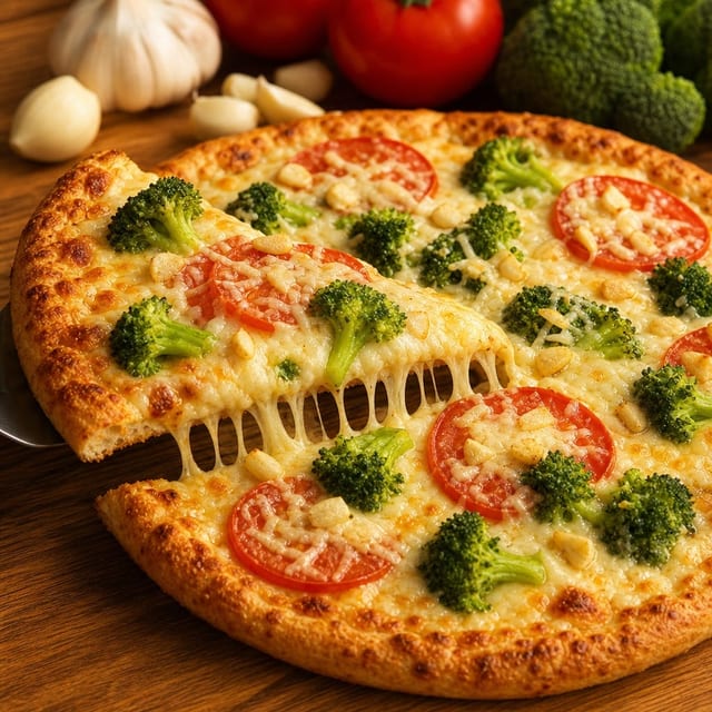 Broccoli Special Pizza.