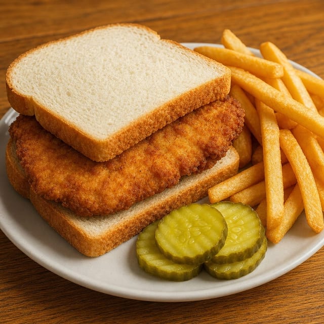 Chicken Cutlet Sandwich.